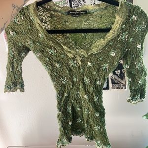 Ann Ferriday Green Fairy Top